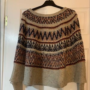 Rare Anthropologie Fair Isle Sweater